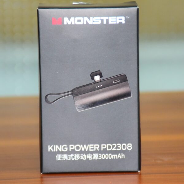 MONSTER King Power PD2308 Portable Power Bank – 3000mAh